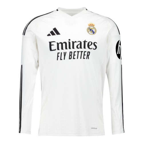 Fußball Trikot Real Madrid Heim Langärmlig 2024-25 Fußball Trikot Real Madrid Heim Langärmlig 2024-25